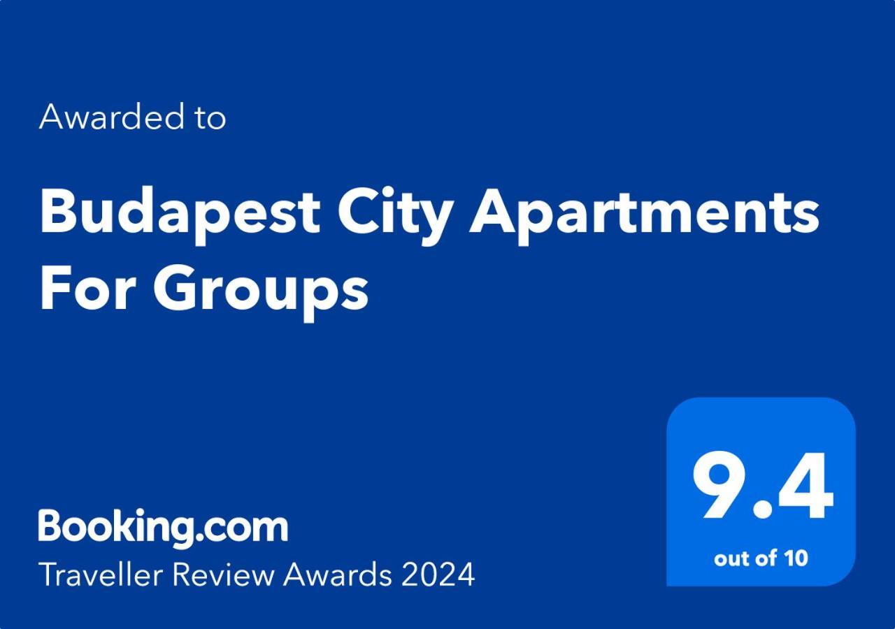 Budapest City Apartments For Groups Budapeste Exterior foto